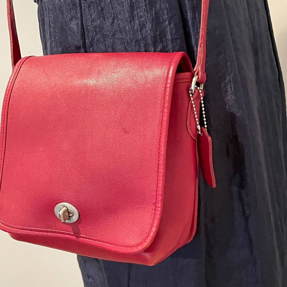 Vintage Coach Companion Flap Bag